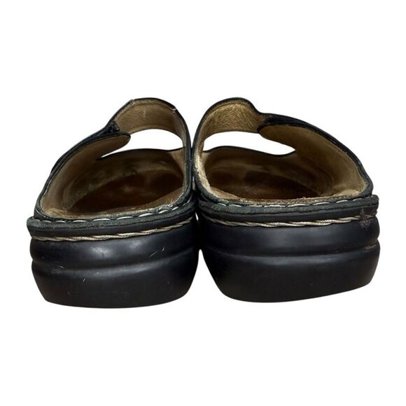 Finn Comfort Women’s 9/40 Stanford Black Leather Mule Sandals Closed Toe Shoes - Picture 5 of 9